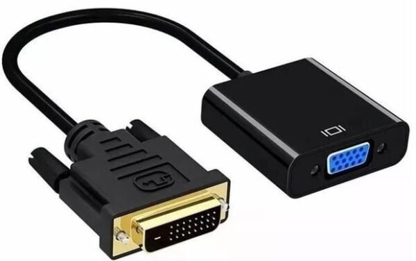 Adaptador Conversor de DVI D Para VGA