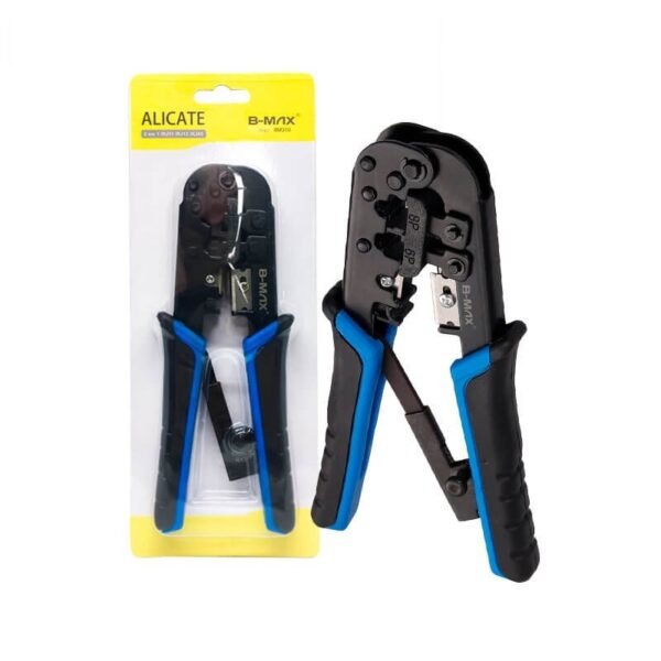 Alicate de Crimpar Rj45 e Rj11 Com Catraca - B-Max BM310