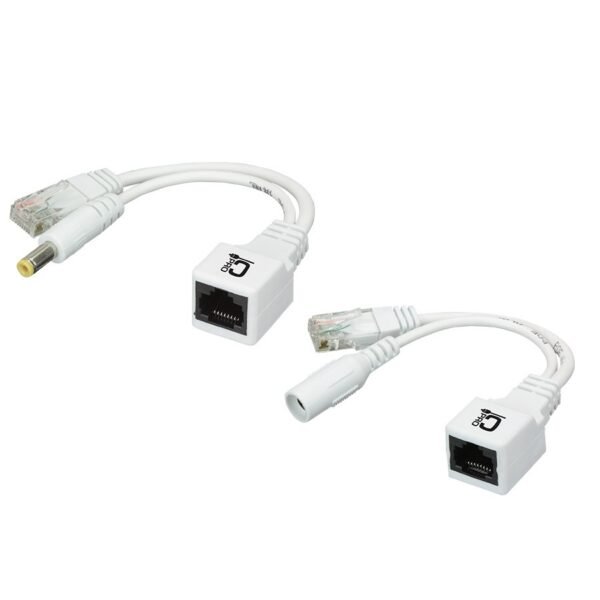 Cabo Adaptador Injetor Poe Macho x Fêmea - Connect Pro 018-0156 (Branco) - Imagem 2