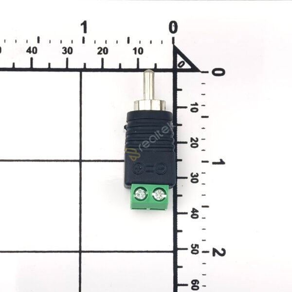 Conector Adaptador Rca Macho Com Borne - 1 Unidade - Imagem 2