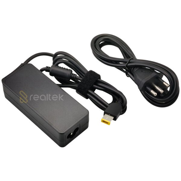Carregador Para Notebook Lenovo 20V 4.5A 90W - Plug Retangular LE-04