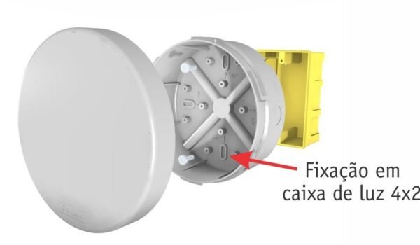Caixa de Sobrepor Redonda Vedada Com Tampa Cega Ip66 - Imagem 2