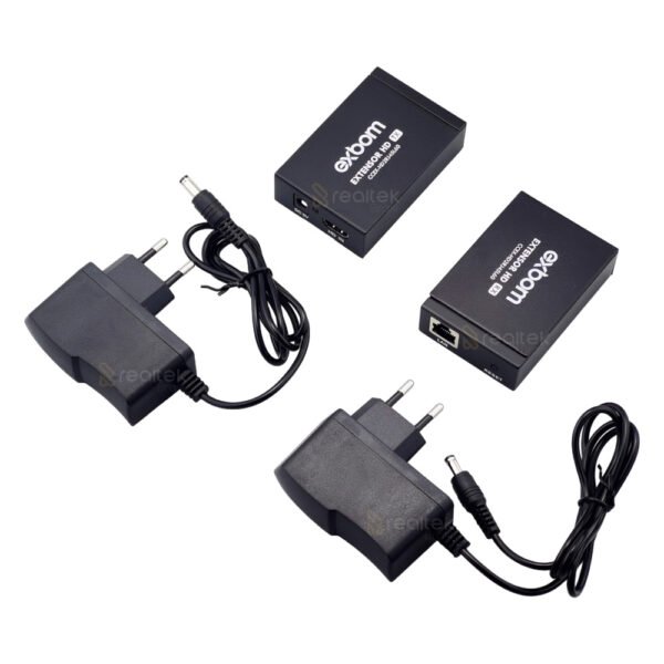 Extensor HDMI Via Cabo de rede RJ45 cat5/cat6, Até 60 metros - Exbom - Imagem 2
